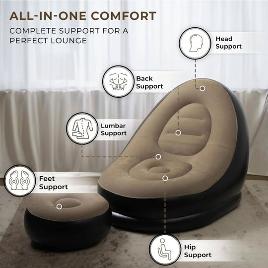 🛋️ Inflatable Sofa – Single Size