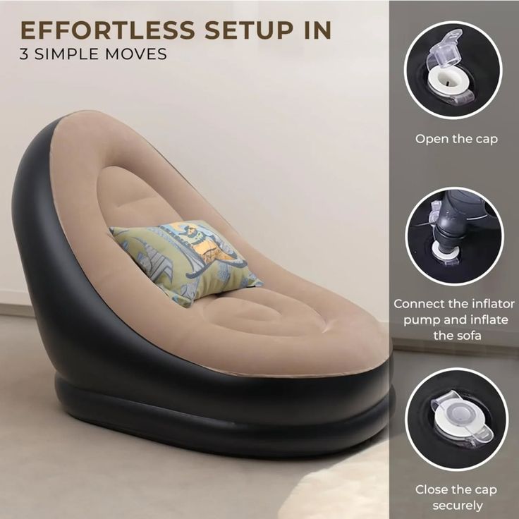 🛋️ Inflatable Sofa – Single Size